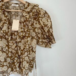 DOEN Fern Top Ambridge Rose Mustard